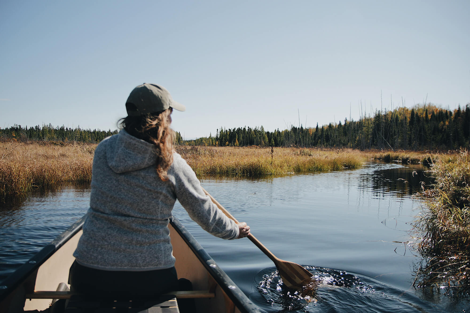 Territoire Charlevoix – Canot sur la rivière